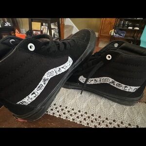 Vans skull high tops